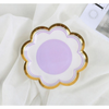 Factory sale Disposable paper plate Party paper plate dessert table cake plate