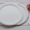 9 inch Cornstarch Bio-Based Round Plate Biodegradable Disposable Degradable Tableware