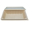 Wholesale compostable, eco-friendly and biodegradable corn starch food packing box with lid