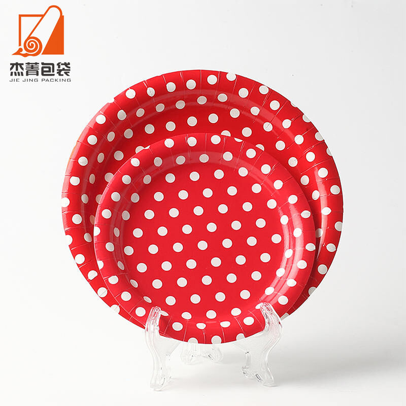 Custom Paper plates Disposable paper plate Cartoon children's Christmas party paper plates