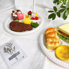 Restaurant Disposable 10 Inch 3 Compartment Biodegradable Food Plates For Sale