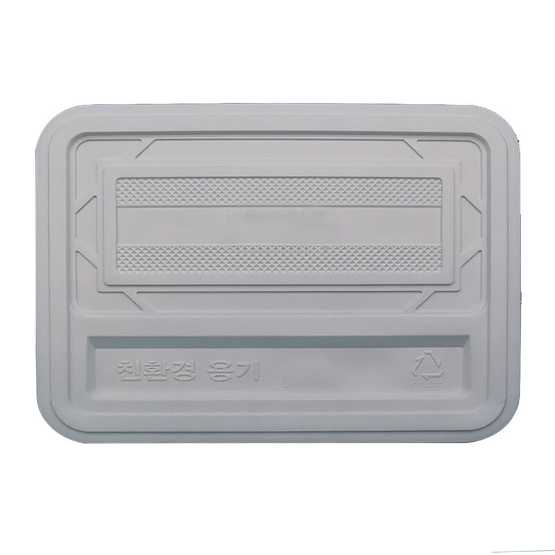Factory Supplier Price Eco Friendly Disposable degradable eco-friendly cornstarch food tray lid
