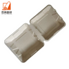 Biodegradable To-go Food Containers Bio-degradable Restaurant Containers Lunch Hamburger Box Bagasse Pulp Ecofriendly Disposable