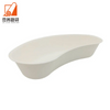 New novelty moon sugarcane bowls, disposable bagasse pulp crescent tray