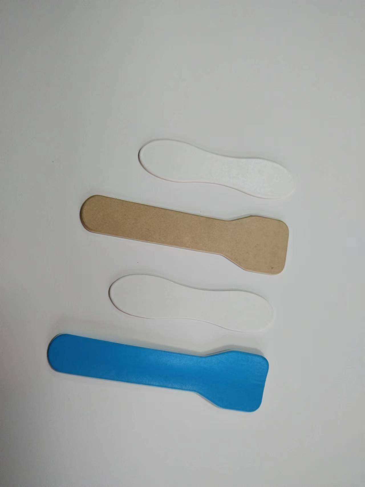 Hot Selling Creative Paper Spoon Dessert Coffee Cake Scoop Square Spatula Biodegradable Paper Spoon