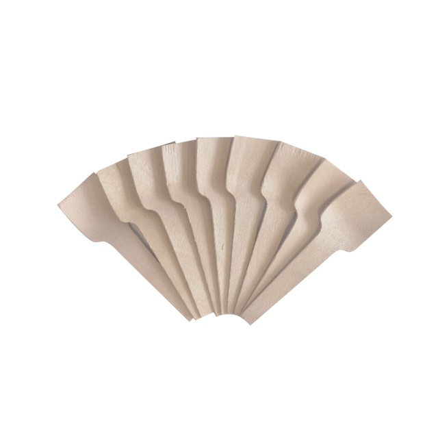 Hot Selling 70mm Wooden Spoon Disposable Biodegradable Wooden Cutlery Set Fork Spoon Knife