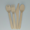 Biodegradable wooden knife spoons and forks disposable wooden cutlery for party