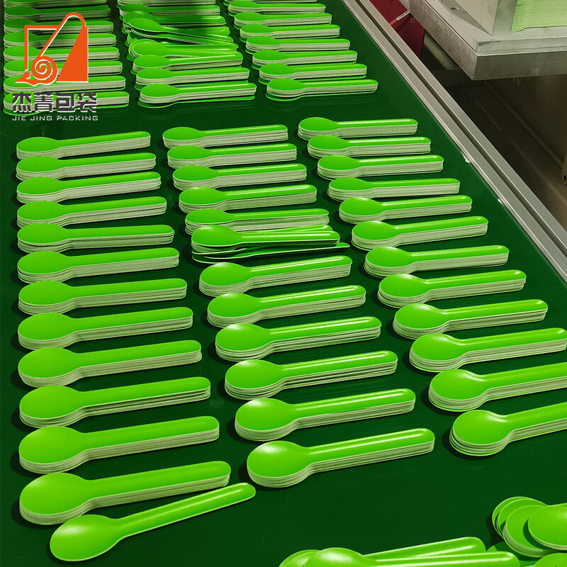 Biodegradable cornstarch disposable cutlery set cornstarch yogurt scoop compostable disposable cutlery