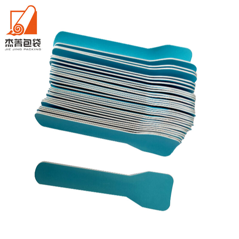 2024 OEM Paper spoon 100% Biodegradable Disposable Paper Spoon for Ice Cream