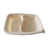 Cornstarch meal box food Lunch box with lid Biodegradable food box 2 Disposable food containers