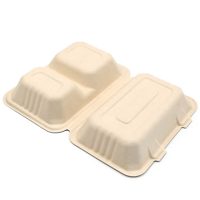 Degradable disposable corn starch environmental protection lunch box Food grade bowl household lunch box double take-out packaging