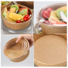 Wholesale custom paper packaging containers, paper salad bowls with lids