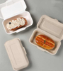 Lunch Box Disposable Rectangular Food Container Paper Food Tray Hot Bento Lunch Box