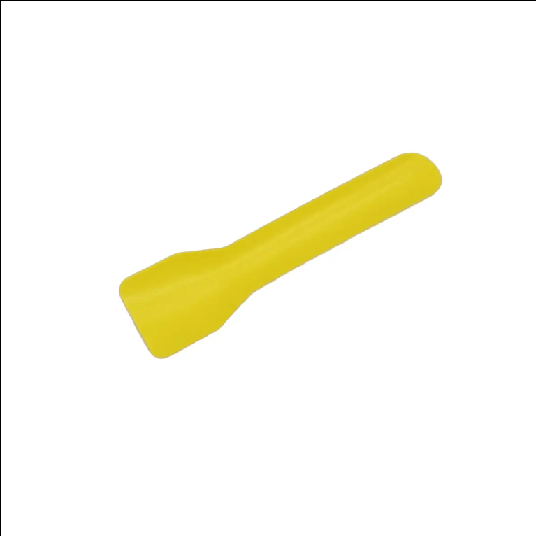 Customized logo Food Grade Compostable Kraft Paper Ice Cream Spoon Disposable Frozen Yogurt Gelato Cutlery Spoon Set with Lid