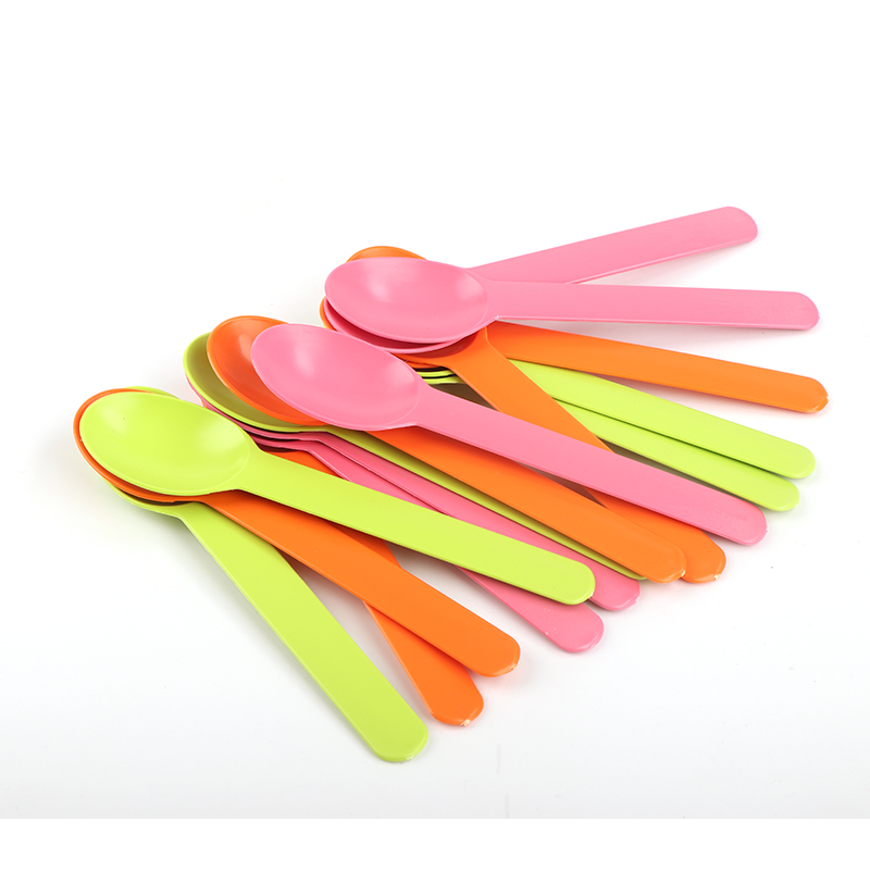Cornstarch Utensils CPLA PLA Biodegradable Yogurt Spoon Eco-friendly Disposable Ice Cream Spoon