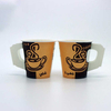 Disposable Paper Cups Customized Hot Coffee Paper Cup With Handle and Lids With Logo 4oz 5oz 6oz 7oz 8oz 9oz 10oz 12oz 16oz