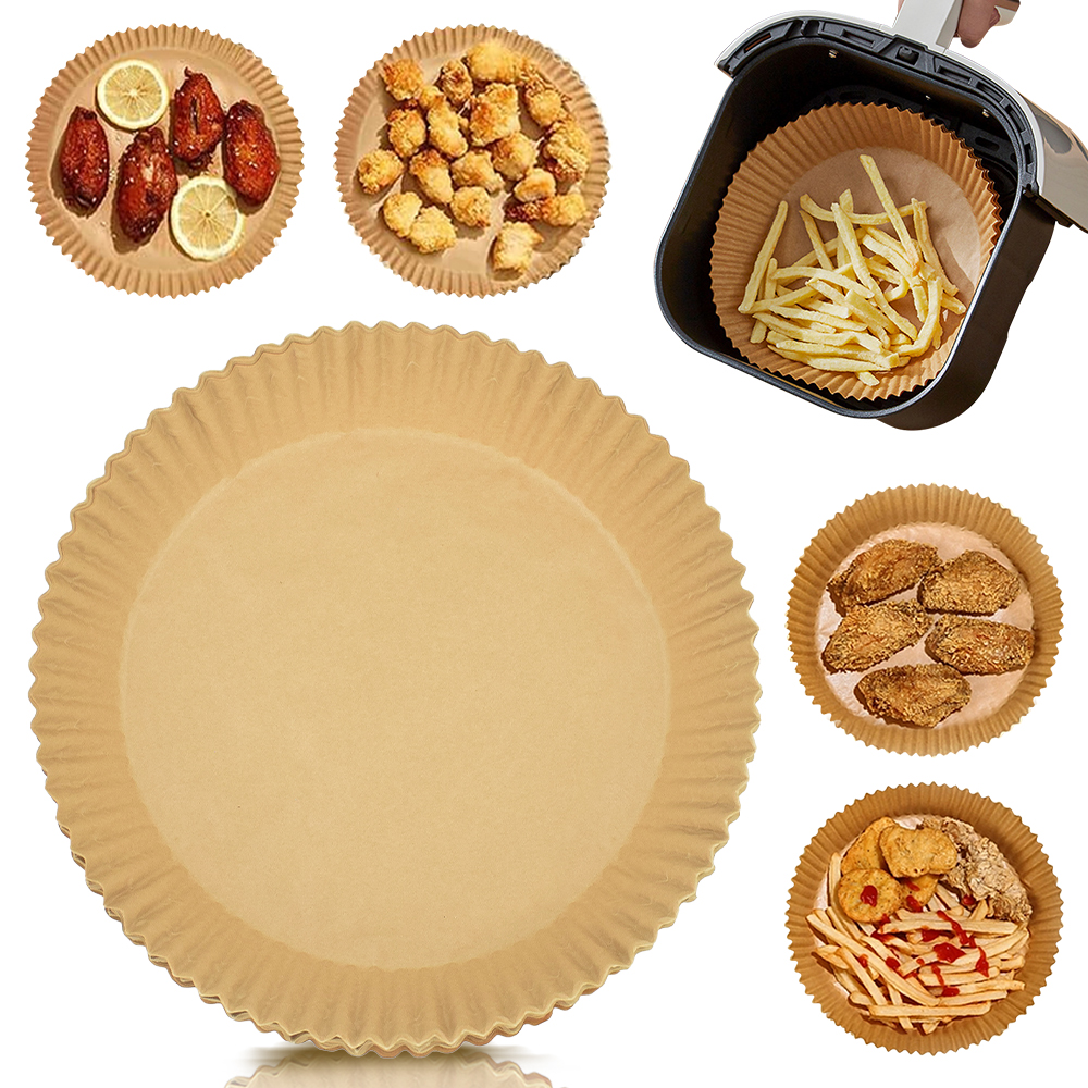 Antihaft-Luftfritteuse-Einweg-Papier liner, öl beständige Luftfritteuse-Pergament papier auskleidungen, wasserdichtes Airfryer-Back papier