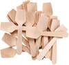 Biodegradable compost Compostable birch disposable square end Tasting spoon Yogurt spoon Ice spoon