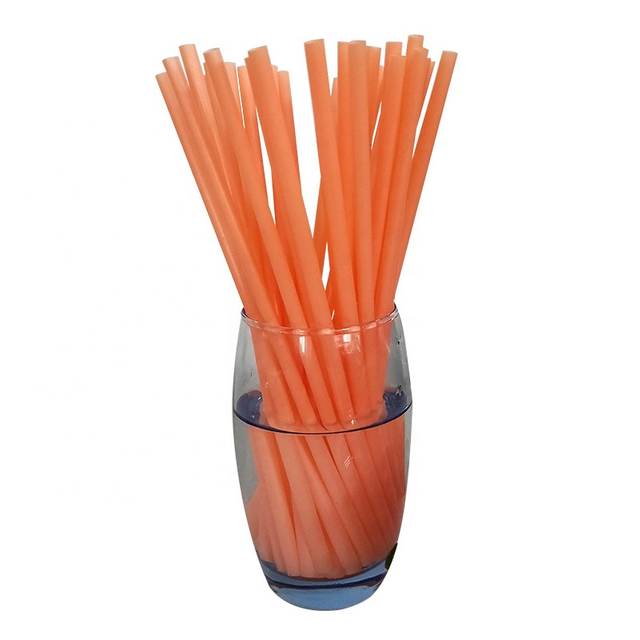 Eco Friendly 100% Biodegradable PLA Drinking Straws With Custom logo or Plain PLA Drinking Straws for Bubble Tea Beverage Coffee