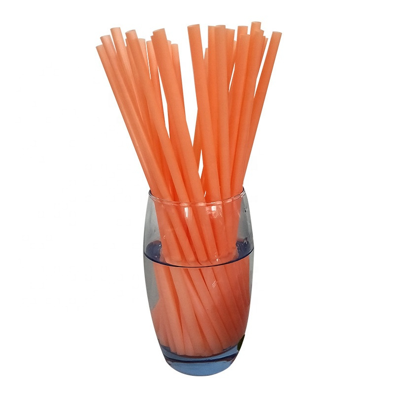 Eco Friendly 100% Biodegradable PLA Drinking Straws With Custom logo or Plain PLA Drinking Straws for Bubble Tea Beverage Coffee