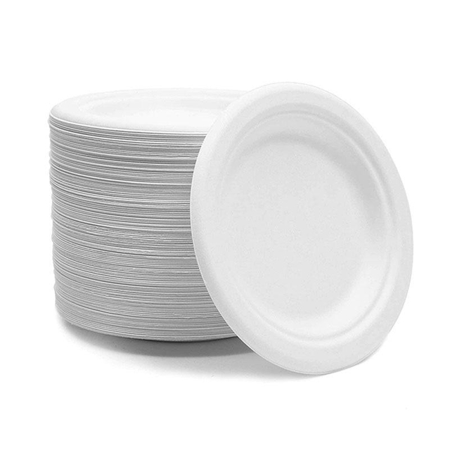 Quality Sugarcane Baggase Plate Disposable Plate for Dinnerware Available at Wholesale Prices