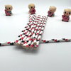 Disposable Colored Poker Art Bar Wedding Party Decoration Biodegradable Paper Straws