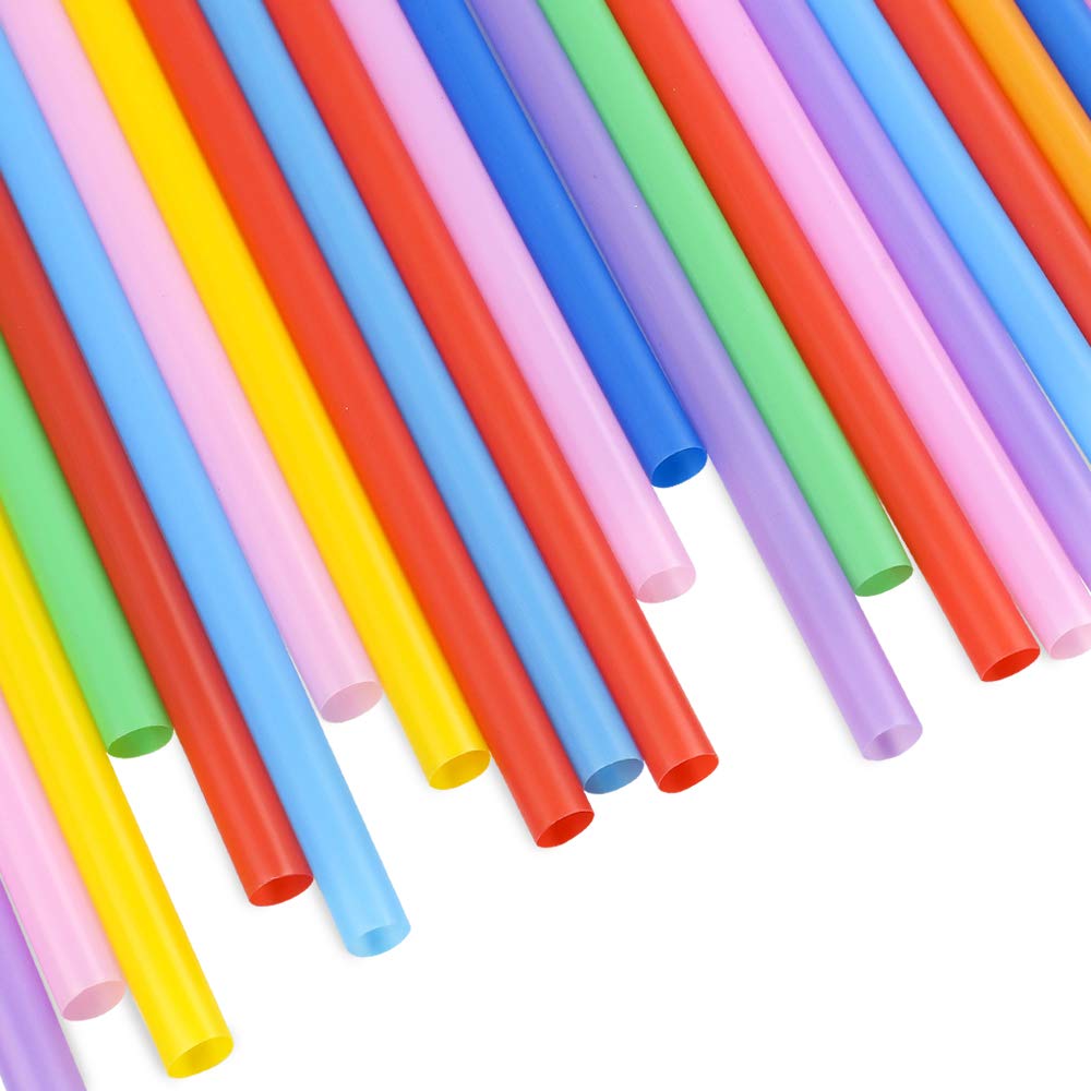 Biodegradable Colored Disposable Pla Large Smoothie Straws 10.3 Inches extra Long Straw Disposable Milkshake Straws