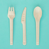 Hot Selling Eco-friendly Biodegradable Bagasse Cutlery Sugarcane Spoon Fork Knives With Huge Discount
