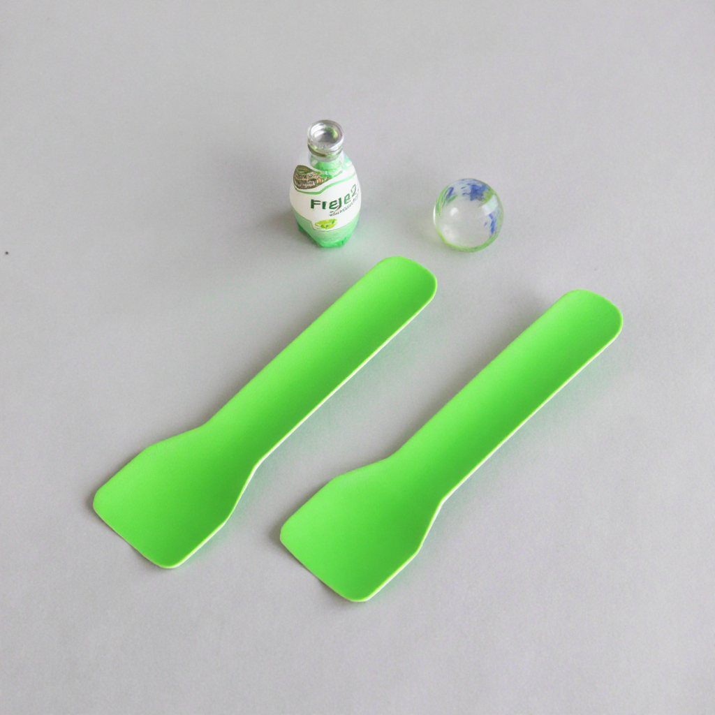 Wholesale of Disposable Paper Spoons for Desserts and Ice Creams Mini Paper Spoons That Are Environmentally Friendly Degradable