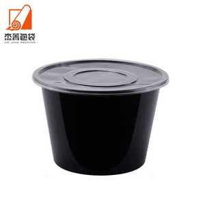 1750ML Plastic Round Food Storage Bowl Disposable Take Out Food Container