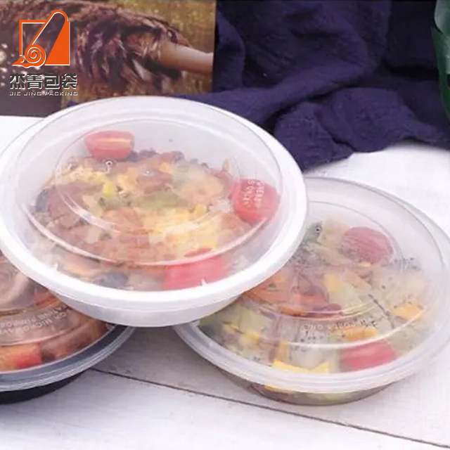 New Take Away and Microwave Safe B2000 Round Box Plastic Food Container