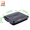 Factory Supplier Disposable Food Take Out Packaging Container Meal Prep Plastic Lunch Box 3 Compartment