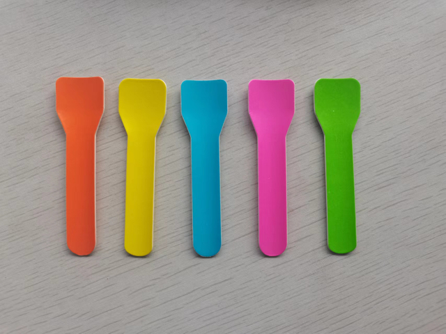 Paper spoon 100% Biodegradable Disposable Paper Spoon for Ice Cream