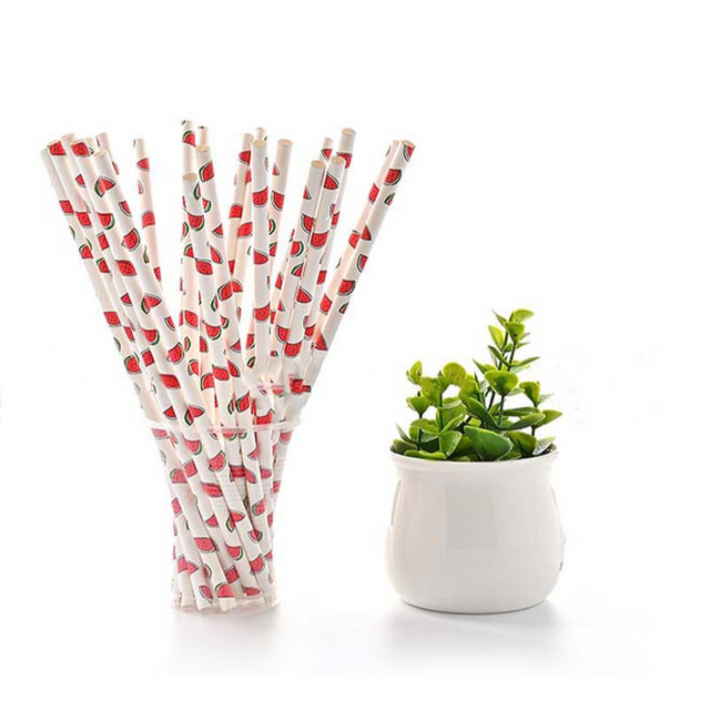Strength factory Paper straw Creative custom colored disposable drink paper straws