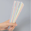 Colored Drinking Straws Wholesale Telescopic Pp Plastic Disposable Bendable Boba Bubble Tea Straw Food Grade Art Free Party