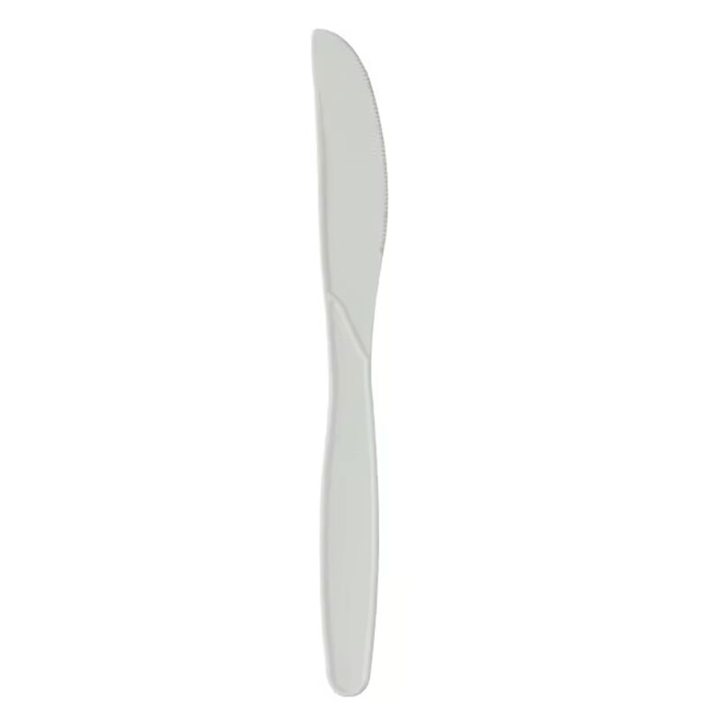 Eco Friendly Disposable Knife Flatware Sets Cornstarch Knife Fork And Spoon Food Grade Cornstarch Cutlery