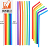Eco-Friendly Disposable Plastic Straws Bendable and Flexible Juice/Milkshake Straw Telescopic Design PP Material