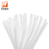 Eco Biodegradable Individually Wrapped Compostable Disposable Clear PLA Bubble Tae Straw For Drinks Iced Coffee Milkshake