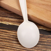Hot Sale Stocked Biodegradable Disposable Cornstarch Soup Spoon Cutlery Set Spoon for Party