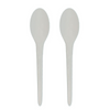 China Wholesale Customized Biodegradable White Eco-friendly Tableware Disposable Spoon