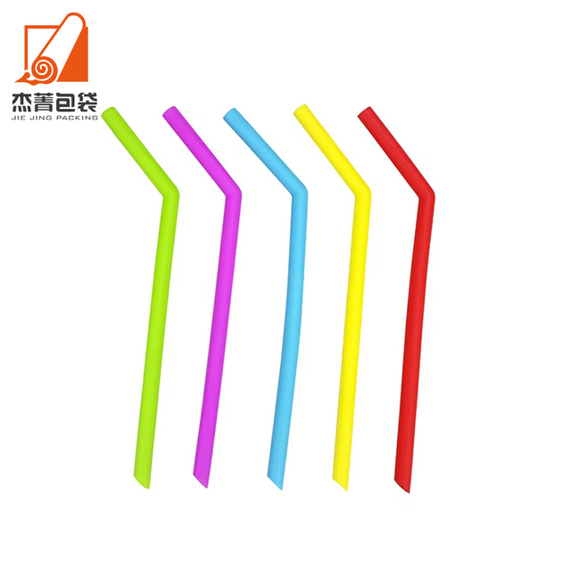 Factory direct color environmental protection straw food grade silicone beverage wine straw