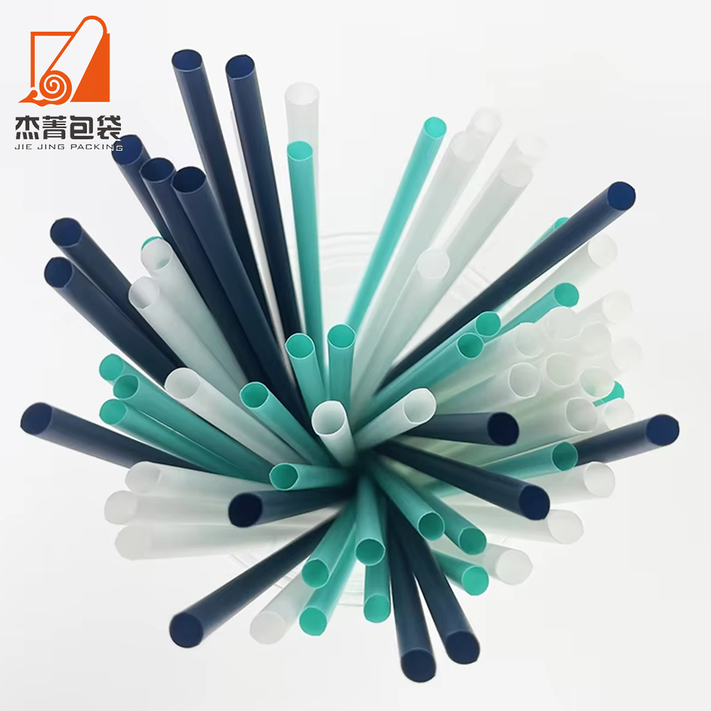 Bulk Wholesale 100% Biodegradable Disposable Drinking Straw PLA Straight Bendable Individual Wrapped Straws for Bar Accessories