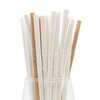 Food Grade 4 Layer Mulit Color Flexible Bendable Paper Straws Eco-Friendly Disposable Custom Printed Bendy Paper Straw
