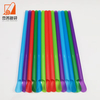 Spoon Drinking Straws Eco-friendly PLA Plastic Disposable Home Party Barware Bar Accessories Customized Packing Customized Color