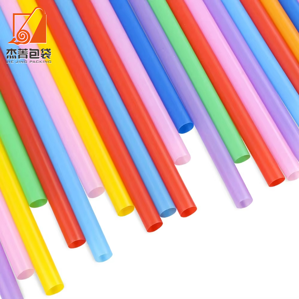Click image to open expanded view Share to Biodegradable Colored Disposable Pla large smoothie straws 10.3 inches extra long straw disposable milkshake straws