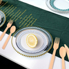 Disposable Bamboo Picnic Utensil Set Bamboo cutlery set Camping Party Supplies Wooden Utensils