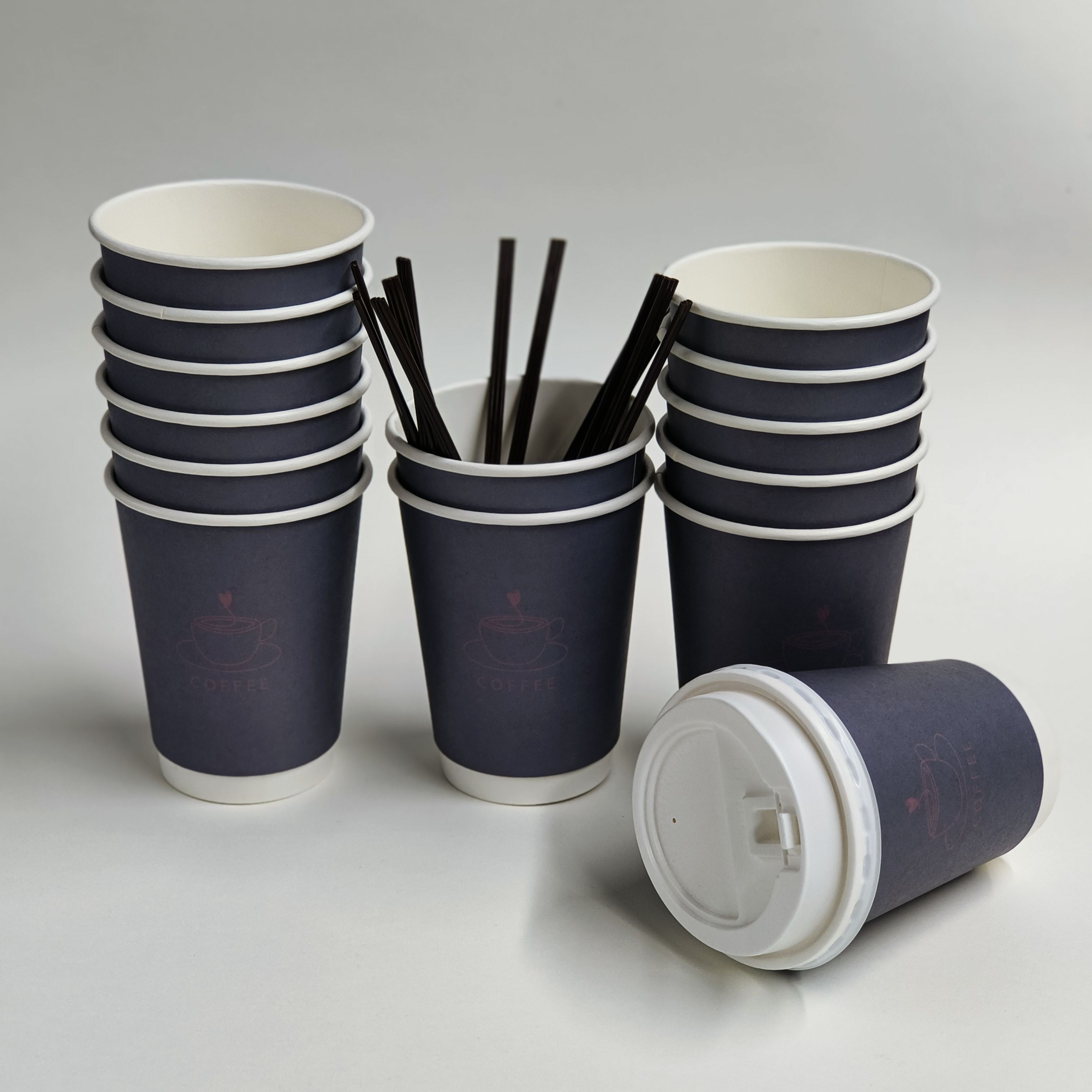 Biodegradable cup_double wall biodegradable coffee cup_disposable hot biodegradable paper cup