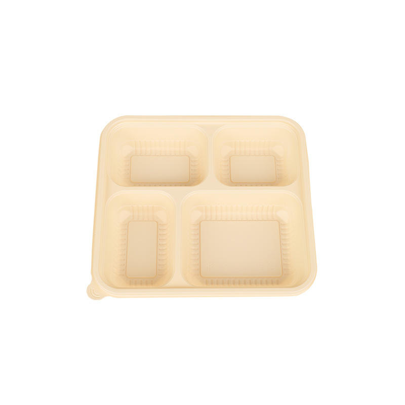 Custom biodegradable 5 compartment corn starch food tray, take out ...