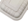 Bio-Based 6.5 Inch Takeaway Biodegradable Cornstarch Catering Lunch Food To Go Box Container Disposable Food Takeaway Packaging