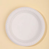 Factory In STOCK Eco-friendly Microwavable 150mm Biodegradable Cornstarch 6" Food Dish Plates for Party Wedding Picnic